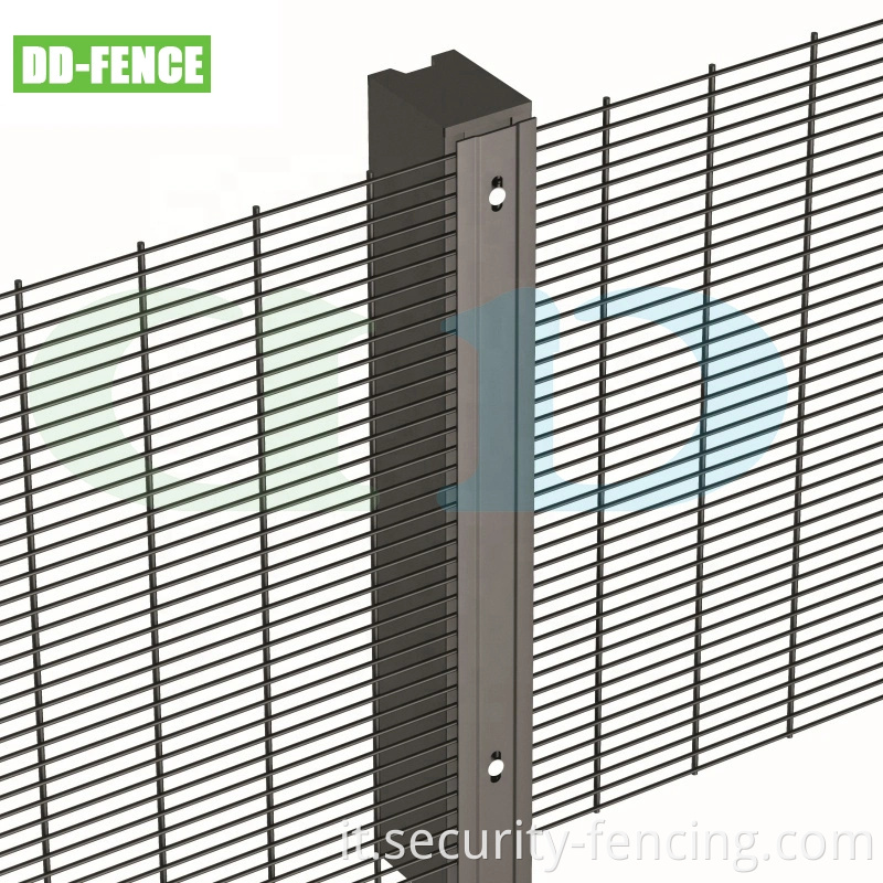 Fence anti -climb per cavi 358 in maglia ad alta sicurezza per l'area commerciale dell'aeroporto industriale della villa